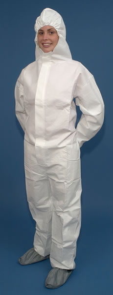  SF protective apparel, disposable coverall, provides an inherent barrier, not a laminate.